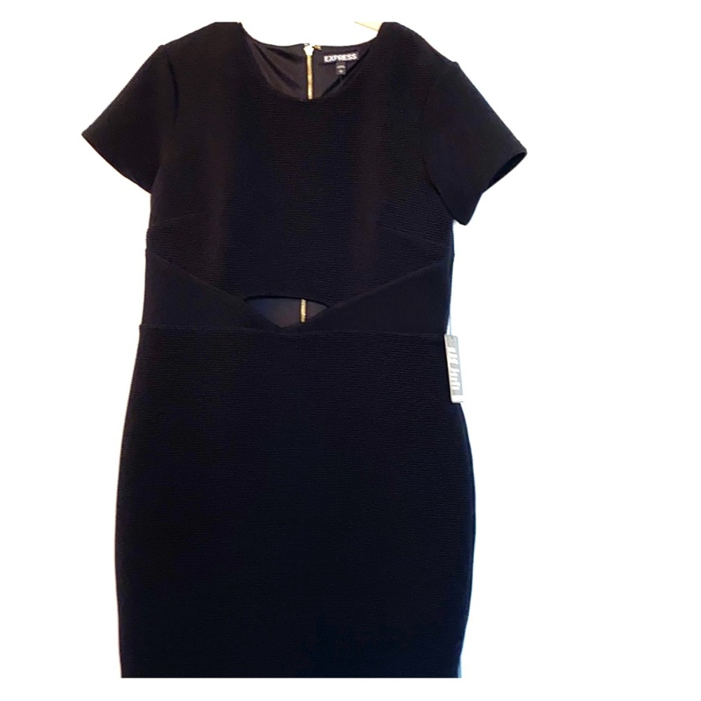 Express Black Cocktail Dress LBD